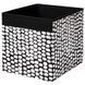 Коробка IKEA DR&Ouml;NA 33x38x33 см Черно-белая 004.680.88 004.680.88 ➜ Пакуємо МИ📦 фото 1