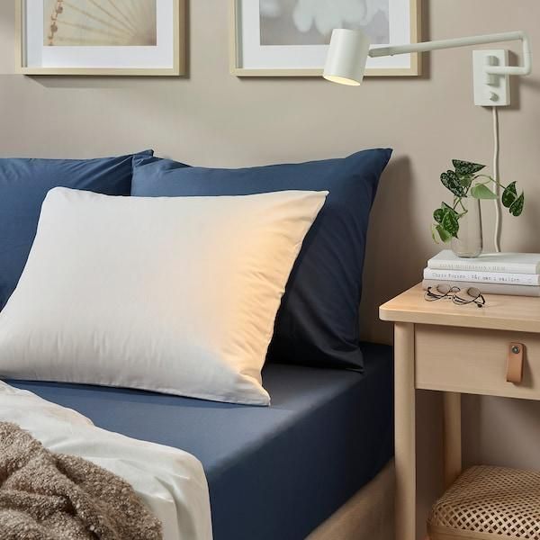 Простирадло IKEA ULLVIDE (ІКЕА УЛЛЬВІДЕ). 50342770. Синє 503.427.70 ➜ Пакуємо МИ📦 фото Простирадло IKEA ULLVIDE (ІКЕА УЛЛЬВІДЕ). 50342770. Синє 503.427.70 ➜ Пакуємо МИ📦 фото