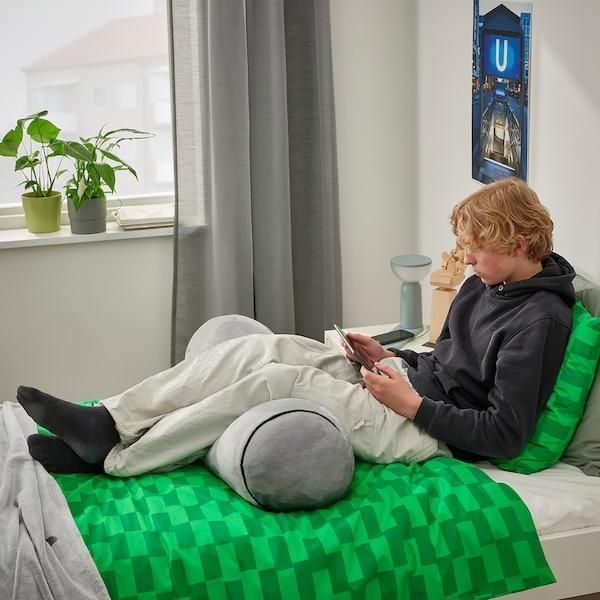 Подушка IKEA BL&Aring;SKATA Серая 505.695.13 505.695.13 ➜ Пакуємо МИ📦 фото