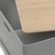 Контейнер с крышкой IKEA KUGGIS 37x54x21 см Светло-серый / бамбук 295.968.15 295.968.15 ➜ Пакуємо МИ📦 фото 5