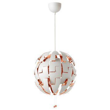 Подвесной светильник IKEA PS 2014 (ИКЕА ПС 2014). Белый/медь. 103.114.88 103.114.88 ➜ Пакуємо МИ📦 фото