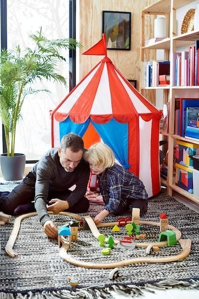 Набор рельсов IKEA LILLABO (ИКЕА ЛИЛЛАБО). 30363725. 10 предметов 303.637.25 ➜ Пакуємо МИ📦 фото