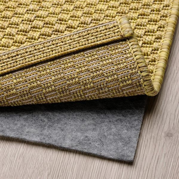 Тканевый ковер IKEA MORUM 160x230 см Светло-желтый 205.691.47 205.691.47 ➜ Пакуємо МИ📦 фото