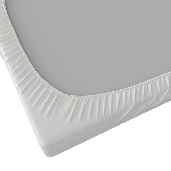 Простирадло на резинці IKEA BRUKSVARA 140x200 см Біла 305.746.00 305.746.00 ➜ Пакуємо МИ📦 фото