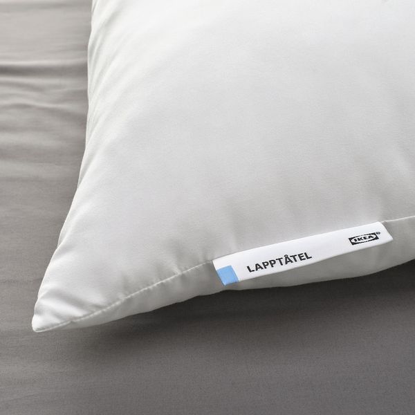 Подушка низкая IKEA LAPPT&Aring;TEL 50x60 см Белая 104.603.84 104.603.84 ➜ Пакуємо МИ📦 фото