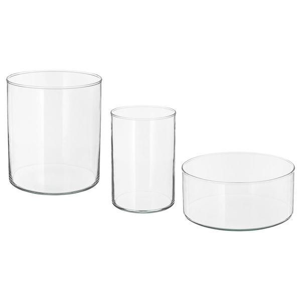 Набор ваз IKEA CYLINDER 3 предмета Стеклянные 801.750.91 801.750.91 ➜ Пакуємо МИ📦 фото Набор ваз IKEA CYLINDER 3 предмета Стеклянные 801.750.91 801.750.91 ➜ Пакуємо МИ📦 фото