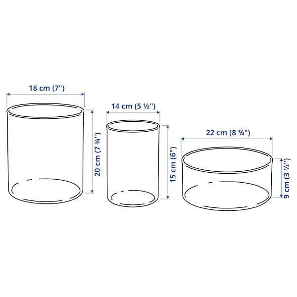 Набор ваз IKEA CYLINDER 3 предмета Стеклянные 801.750.91 801.750.91 ➜ Пакуємо МИ📦 фото Набор ваз IKEA CYLINDER 3 предмета Стеклянные 801.750.91 801.750.91 ➜ Пакуємо МИ📦 фото