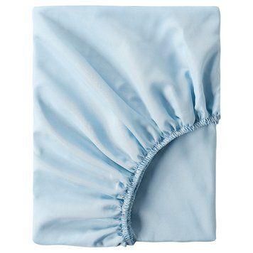 Простыня на резинке IKEA BRUKSVARA 140x200 см Голубая 705.745.99 705.745.99 ➜ Пакуємо МИ📦 фото