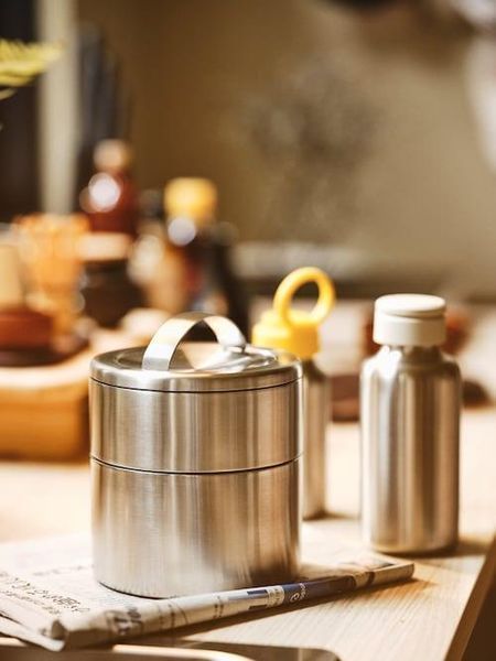 Бутылка для воды IKEA ENKELSPARIG (ИКЕА ЭНКЕЛЬСПОРОГ). 0,5 л. 00497222. Стальная 004.972.22 ➜ Пакуємо МИ📦 фото