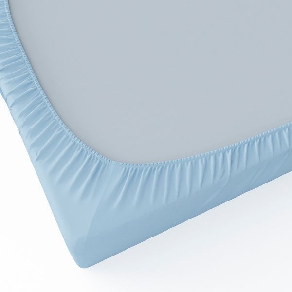 Простирадло на резинці IKEA BRUKSVARA 140x200 см Блакитне 705.745.99 705.745.99 ➜ Пакуємо МИ📦 фото