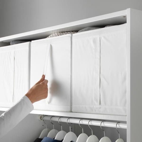 Набор коробок для хранения IKEA SKUBB 31x55x33 см 3 предмета Белые 602.903.70 602.903.70 ➜ Пакуємо МИ📦 фото