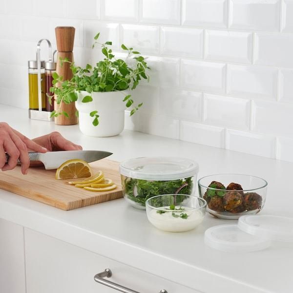 Набор пищевых контейнеров IKEA BEST&Auml;MMA 3 предмета 104.957.60 104.957.60 ➜ Пакуємо МИ📦 фото