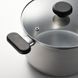 Кастрюля с крышкой IKEA MIDDAGSMAT 80463713 Стальная 804.637.13 ➜ Пакуємо МИ📦 фото 6