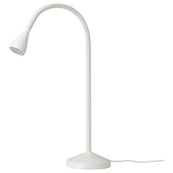 Настольная лампа IKEA NAVLINGE (ИКЕА НЭВЛИНГЕ). 50404918. Белая 504.049.18 ➜ Пакуємо МИ📦 фото