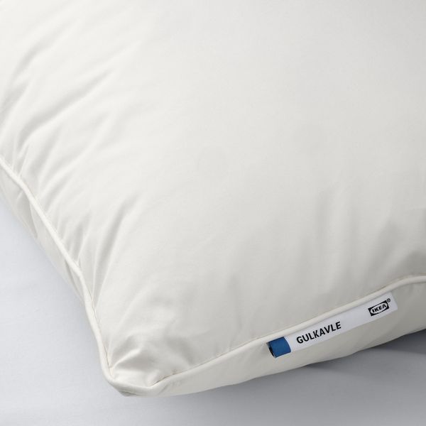 Подушка низкая IKEA GULKAVLE 50x60 см Белая 705.186.88 705.186.88 ➜ Пакуємо МИ📦 фото