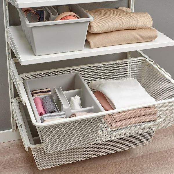 Контейнер с отделениями IKEA F&Aring;NGGR&Ouml;DA Серый 705.595.27 705.595.27 ➜ Пакуємо МИ📦 фото