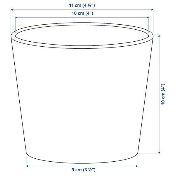 Горщик для квітів IKEA SOJABÖNA Діаметр - 9 см Білий 005.335.74 005.335.74 ➜ Пакуємо МИ📦 фото Горщик для квітів IKEA SOJABÖNA Діаметр - 9 см Білий 005.335.74 005.335.74 ➜ Пакуємо МИ📦 фото