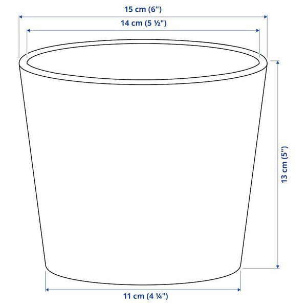 Горщик для квітів IKEA SOJABÖNA Діаметр - 12 см Білий 005.335.88 005.335.88 ➜ Пакуємо МИ📦 фото Горщик для квітів IKEA SOJABÖNA Діаметр - 12 см Білий 005.335.88 005.335.88 ➜ Пакуємо МИ📦 фото