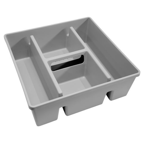 Контейнер с отделениями IKEA F&Aring;NGGR&Ouml;DA 30x30x11 см Серый 105.595.30 105.595.30 ➜ Пакуємо МИ📦 фото