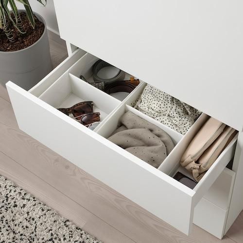 Коробка для хранения IKEA STUK 20х34х10 см Белая 604.744.25 604.744.25 ➜ Пакуємо МИ📦 фото