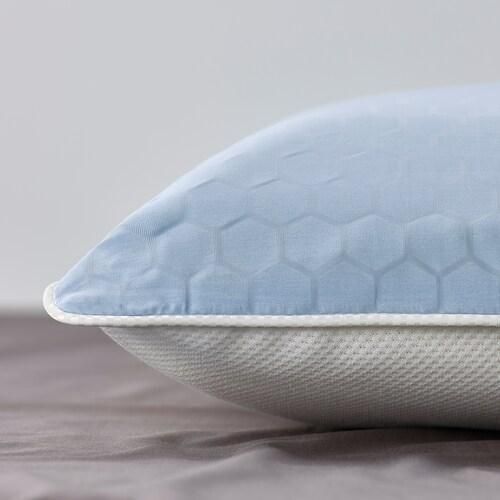 Подушка эргономичная IKEA KVARNVEN (ИКЕА КВАРНВЭН). 705.073.50. Голубая 705.073.50 ➜ Пакуємо МИ📦 фото