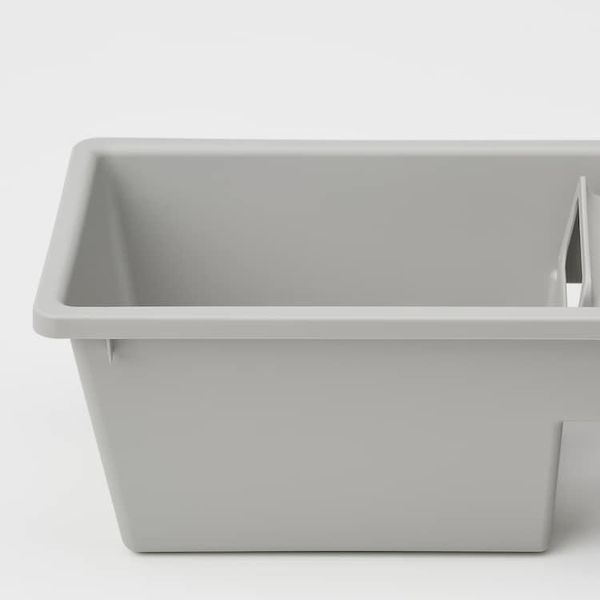 Контейнер с отделениями IKEA F&Aring;NGGR&Ouml;DA 48x18x14 см Серый 505.595.33 505.595.33 ➜ Пакуємо МИ📦 фото