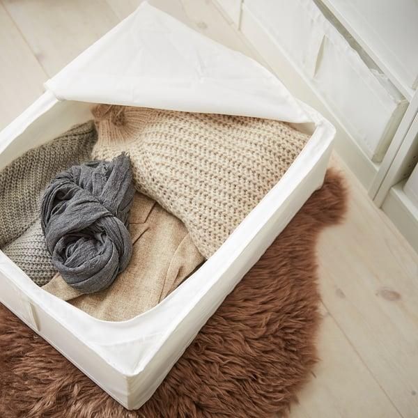 Коробка для хранения IKEA SKUBB 43x53x19 см Белая 605.910.47 605.910.47 ➜ Пакуємо МИ📦 фото