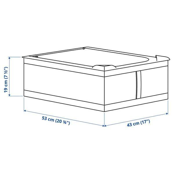 Коробка для хранения IKEA SKUBB 43x53x19 см Белая 605.910.47 605.910.47 ➜ Пакуємо МИ📦 фото
