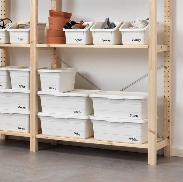 Контейнер для хранения IKEA SOCKERBIT 19x26x15 см Белый 503.161.82 503.161.82 ➜ Пакуємо МИ📦 фото
