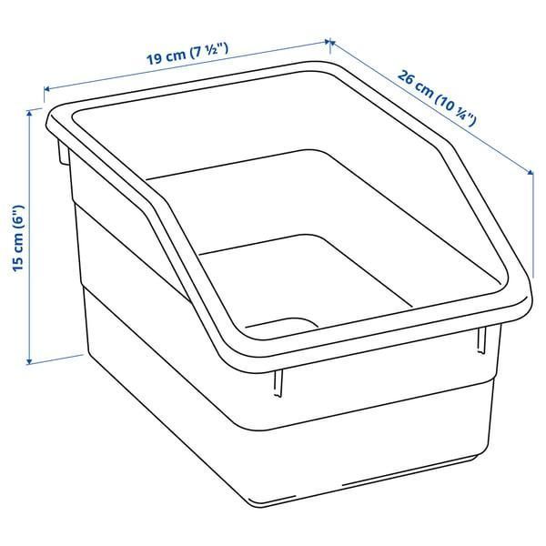 Контейнер для хранения IKEA SOCKERBIT 19x26x15 см Белый 503.161.82 503.161.82 ➜ Пакуємо МИ📦 фото