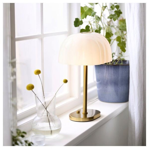 Настольная лампа IKEA AKTERSPRING Высота - 39 см Бело-золотистая 005.865.48 005.865.48 ➜ Пакуємо МИ📦 фото Настольная лампа IKEA AKTERSPRING Высота - 39 см Бело-золотистая 005.865.48 005.865.48 ➜ Пакуємо МИ📦 фото