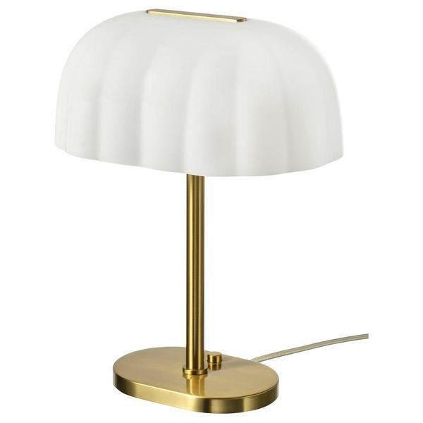 Настольная лампа IKEA AKTERSPRING Высота - 39 см Бело-золотистая 005.865.48 005.865.48 ➜ Пакуємо МИ📦 фото Настольная лампа IKEA AKTERSPRING Высота - 39 см Бело-золотистая 005.865.48 005.865.48 ➜ Пакуємо МИ📦 фото