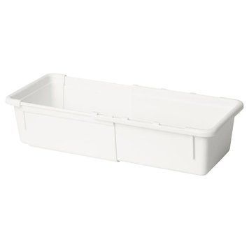 Контейнер выдвижной IKEA KACKLA 25-38x9 см Белый 906.020.49 906.020.49 ➜ Пакуємо МИ📦 фото