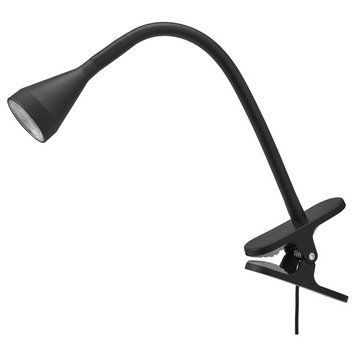 Лампа с зажимом IKEA NAVLINGE (ИКЕА НЭВЛИНГЕ). 00449877. Черная 004.498.77 ➜ Пакуємо МИ📦 фото