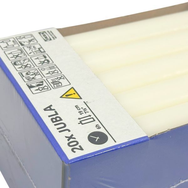Набор cвечей IKEA JUBLA 20 штук Длина - 19 см 60191916 601.919.16 ➜ Пакуємо МИ📦 фото