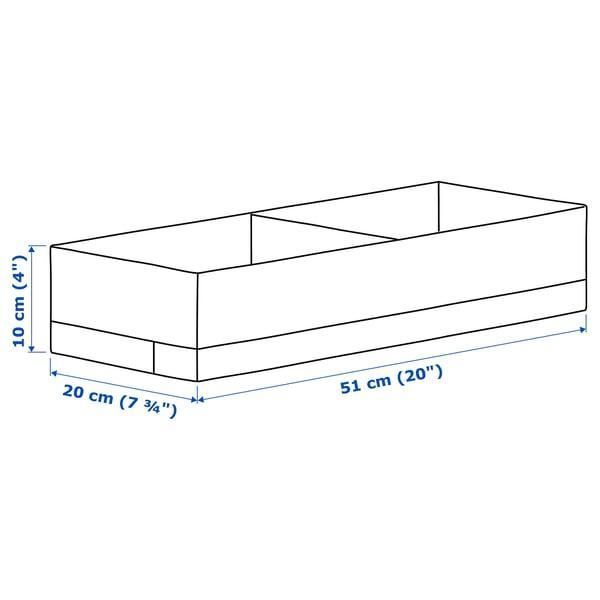Коробка с отделениями IKEA STUK 20х51х10 см Белая 604.744.30 604.744.30 ➜ Пакуємо МИ📦 фото