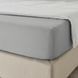 Простирадло IKEA DVALA 140х200 см Сіре 204.824.46 204.824.46 ➜ Пакуємо МИ📦 фото 2