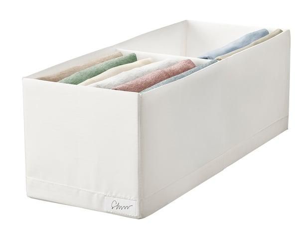 Коробка с отделениями IKEA STUK 20х51х18 см Белая 804.744.34 804.744.34 ➜ Пакуємо МИ📦 фото