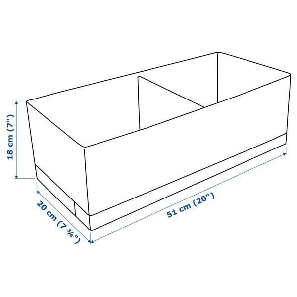 Коробка с отделениями IKEA STUK 20х51х18 см Белая 804.744.34 804.744.34 ➜ Пакуємо МИ📦 фото