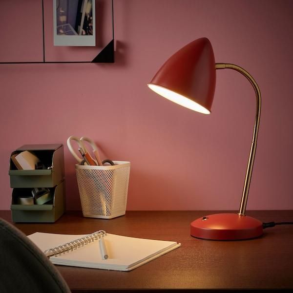 Настольная лампа IKEA ISNÅLEN Красная 805.200.11 805.200.11 ➜ Пакуємо МИ📦 фото Настольная лампа IKEA ISNÅLEN Красная 805.200.11 805.200.11 ➜ Пакуємо МИ📦 фото