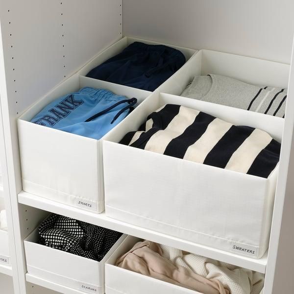 Коробка с отделениями IKEA STUK 20х51х18 см Белая 804.744.34 804.744.34 ➜ Пакуємо МИ📦 фото