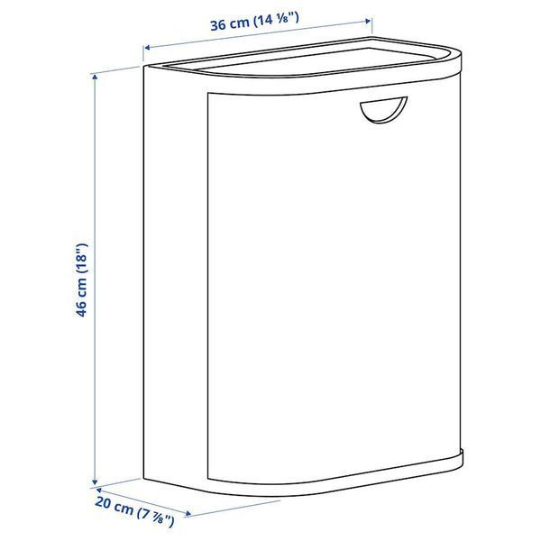 Контейнер для мусора IKEA G&Aring;RDSBUTIK 21 л Серо-бежевый 705.651.99 705.651.99 ➜ Пакуємо МИ📦 фото