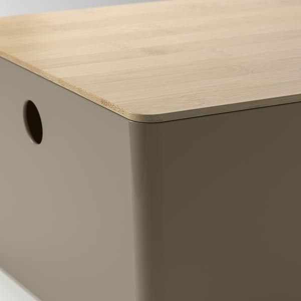 Контейнер с крышкой IKEA KUGGIS 26x35x15 см Темно-серый / бамбук 895.826.17 895.826.17 ➜ Пакуємо МИ📦 фото Контейнер с крышкой IKEA KUGGIS 26x35x15 см Темно-серый / бамбук 895.826.17 895.826.17 ➜ Пакуємо МИ📦 фото