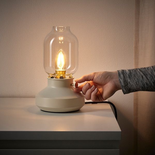 Настільна лампа IKEA T&Auml;RNABY Бежева 605.080.72 605.080.72 ➜ Пакуємо МИ📦 фото