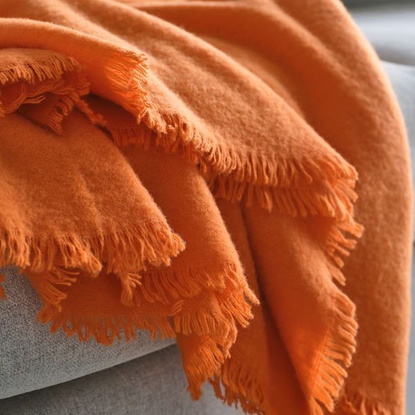 Плед (ковдра) IKEA STOCKHOLM 2025 Помаранчевий 150x200 см 805.922.01 805.922.01 ➜ Пакуємо МИ📦 фото