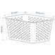 Контейнер IKEA PLOGSV&Auml;NG 15x20x10 см Белый 205.934.54 205.934.54 ➜ Пакуємо МИ📦 фото 6