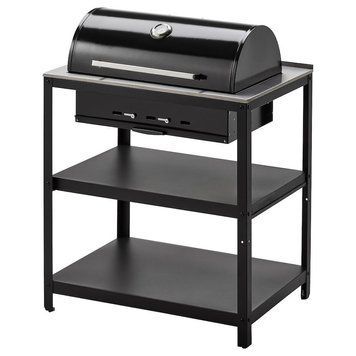 Гриль угольный IKEA GRILLTIDER 86x61 см Стальной 304.714.47 304.714.47 ➜ Пакуємо МИ📦 фото