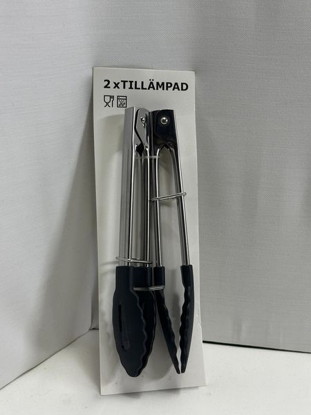 Набор кухонных щипцов IKEA TILLAMPAD (ИКЕА ТИЛЛЭМПАД). 20452114. 2 предмета 204.521.14 ➜ Пакуємо МИ📦 фото Набор кухонных щипцов IKEA TILLAMPAD (ИКЕА ТИЛЛЭМПАД). 20452114. 2 предмета 204.521.14 ➜ Пакуємо МИ📦 фото