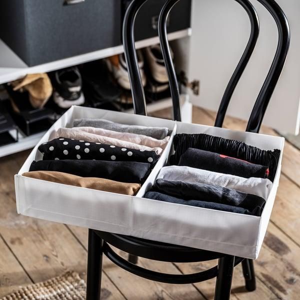 Коробка с отделениями IKEA STUK 34x51x10 см Белая 904.744.38 904.744.38 ➜ Пакуємо МИ📦 фото