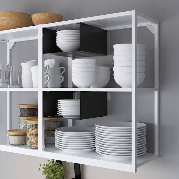 Настенный шкаф IKEA ENHET 40x30x75 см Белый 904.489.44 904.489.44 ➜ Пакуємо МИ📦 фото